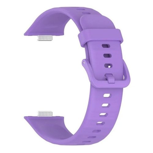 Huawei Watch Fit 3, szilikon pótszíj, állítható, lila