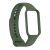 Xiaomi Smart Band 8 Active / Redmi Smart Band 2, szilikon pótszíj, állítható, sötétzöld