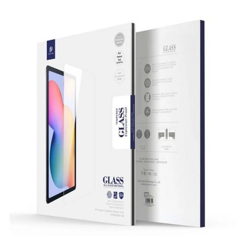 Apple iPad Pro 13 (2024), Kijelzővédő fólia, ütésálló fólia, Tempered Glass (edzett üveg), Dux Ducis, Clear