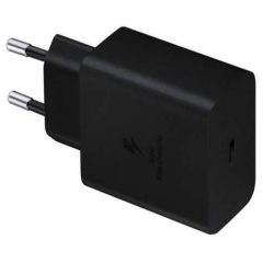   Hálózati töltő adapter, 45W, USB Type-C aljzat, PD, PDO / PPS, gyorstöltés, Samsung, fekete, gyári