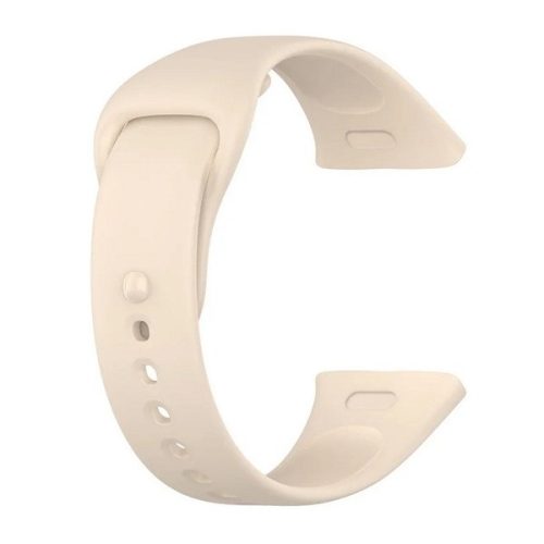 Xiaomi Redmi Watch 3, szilikon pótszíj, állítható, bézs