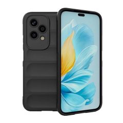   Huawei Honor 200 Lite, Szilikon tok, közepesen ütésálló, 3D minta, fekete