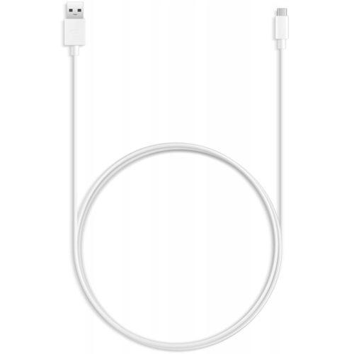 USB töltő- és adatkábel, USB Type-C, 100 cm, 6500 mA, 65W, gyorstöltés, Oppo SuperVooc, fehér, gyári