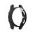 Samsung Galaxy Watch 4 / 5 / 6 / FE (40 mm), Műanyag védőkeret, kijelzővédő üveggel, közepesen ütésálló, szíj nélkül, fekete