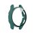 Samsung Galaxy Watch 4 / 5 / 6 / FE (40 mm), Műanyag védőkeret, kijelzővédő üveggel, közepesen ütésálló, szíj nélkül, sötétzöld
