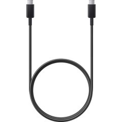   USB Type-C töltő- és adatkábel, USB Type-C, 180 cm, 5000 mA, 100W, gyorstöltés, PD, Samsung, fekete, gyári
