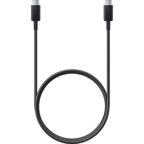 USB Type-C töltő- és adatkábel, USB Type-C, 180 cm, 5000 mA, 100W, gyorstöltés, PD, Samsung, fekete, gyári
