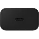 Hálózati töltő adapter, 25W, USB Type-C aljzat, USB Type-C - USB Type-C kábellel, PD, PDO / PPS, GaN, gyorstöltés, Samsung, fekete, gyári