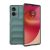 Motorola Edge 50 Fusion, Szilikon tok, közepesen ütésálló, 3D minta, sötétzöld