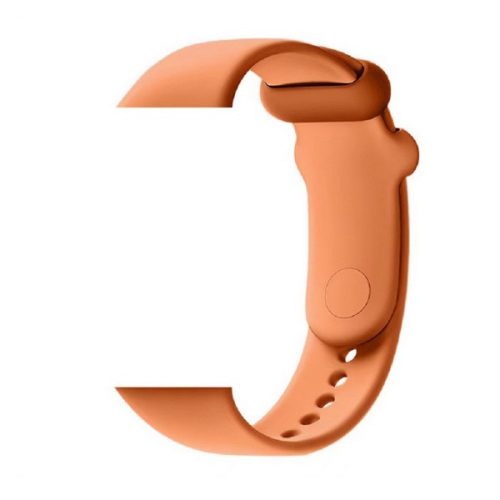 Xiaomi Mi Smart Band 8 Pro / Redmi Watch 4, szilikon pótszíj, állítható, Devia Delux Sport, narancssárga