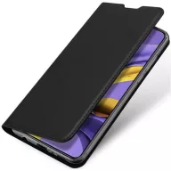   Apple iPhone 16, Oldalra nyíló tok, stand, Dux Ducis, fekete