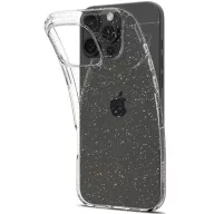   Apple iPhone 16 Plus, Szilikon tok, Spigen Liquid Crystal Glitter, átlátszó