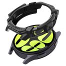 Samsung Galaxy Watch 7 (44 mm) SM-L310 / L315, Szilikon védőkeret, ütésálló, szíj nélkül, Spigen Rugged Armor, fekete