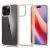 Apple iPhone 16 Pro, Műanyag hátlap védőtok + szilikon keret, Spigen Ultra Hybrid, átlátszó/titánszürke