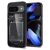 Google Pixel 9 / 9 Pro, Műanyag hátlap védőtok + szilikon keret, Telefon belső minta, Spigen Ultra Hybrid Zero One, átlátszó/füst