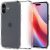 Apple iPhone 16 Plus, Műanyag hátlap védőtok + szilikon keret, Spigen Ultra Hybrid Matte, áttetsző