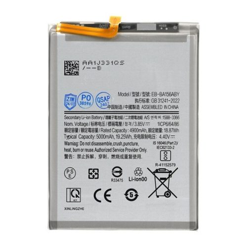 Samsung Galaxy A15 4G / A15 5G SM-A155F / A156B, Akkumulátor, 5000 mAh, Li-Ion, kompatibilis