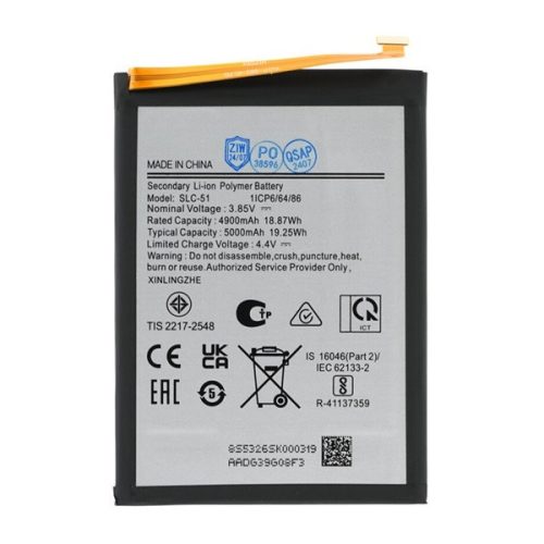 Samsung Galaxy A05s SM-A057F, Akkumulátor, 5000 mAh, Li-Ion, kompatibilis