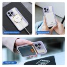 Apple iPhone 16, Oldalra nyíló tok, stand, közepesen ütésálló, Magsafe kompatibilis, Dux Ducis Skin Pro Magsafe, fekete