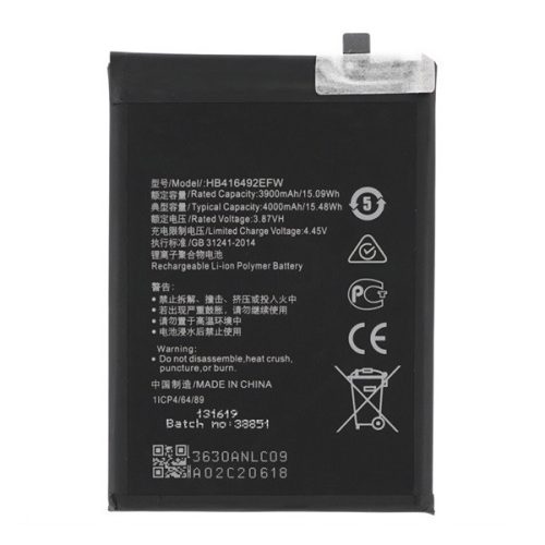 Huawei Honor X8 4G / X30i, Akkumulátor, 4000 mAh, Li-Polymer, kompatibilis