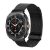 Samsung Galaxy Watch Ultra (47mm) SM-L705, fém pótszíj, mágneses zár, milánói stílus, Dux Ducis Milanese, fekete