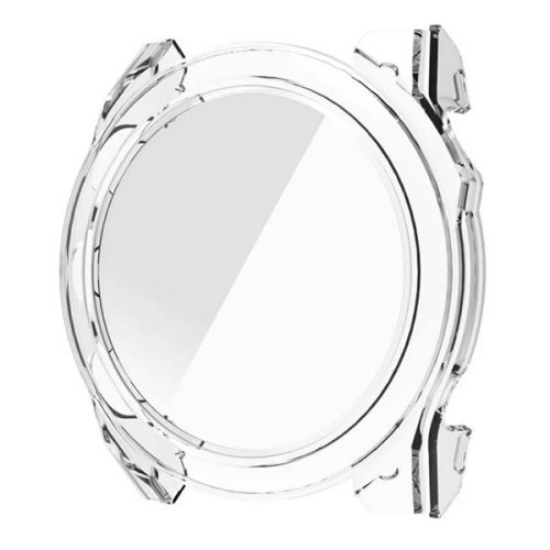 Garmin Fenix 8 (51 mm), Műanyag védőkeret, kijelzővédő üveggel, közepesen ütésálló, szíj nélkül, átlátszó