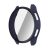 Samsung Galaxy Watch 7 (44 mm) SM-L310 / L315, Műanyag védőkeret, kijelzővédő üveggel, közepesen ütésálló, szíj nélkül, sötétkék