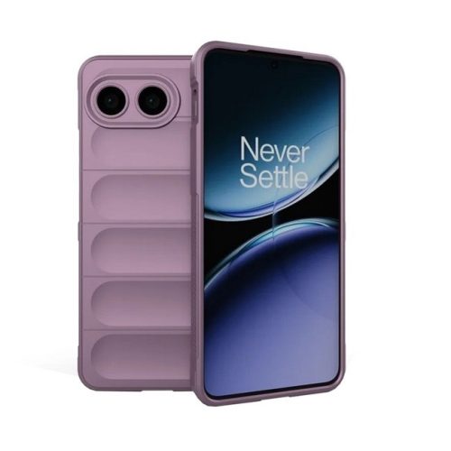 OnePlus Nord 4, Szilikon tok, közepesen ütésálló, 3D minta, lila