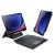 Samsung Galaxy Tab S9 Plus 12.4 / Tab S10 Plus 12.4 SM-X810 / X816B / X820 / X826B, Bluetooth billentyűzetes, mappa tok, Touch Pad, állvány funkció, mágneses rögzítés, érintőceruza tartó, Dux Ducis DK, fekete
