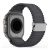 Apple Watch 4-6, SE, SE (2022) (42 / 44 mm) / Watch 7-9 (45 mm) / Watch 10 (46 mm) / Watch Ultra 1-2 (49 mm), textíl pótszíj, nylon, állítható, hullámos kialakítású akasztórész, Dux Ducis YC, sötétszürke