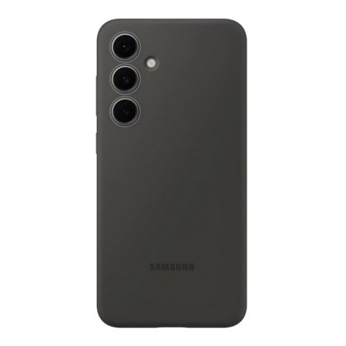 Samsung Galaxy S24 FE SM-S721, Szilikon tok, fekete, gyári