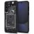 Samsung Galaxy S24 FE SM-S721, Műanyag hátlap védőtok + szilikon keret, Telefon belső minta, Spigen Ultra Hybrid Zero One, átlátszó/füst