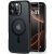 Apple iPhone 16 Pro, Szilikon tok, közepesen ütésálló, légpárnás sarok, üvegfóliával, Magsafe kompatibilis, ESR Classic Hybrid HaloLock, áttetsző/fekete