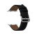 Apple Watch 4-6, SE, SE (2022) (38 / 40 mm) / Watch 7-9 (41 mm) / Watch 10 (42 mm), valódi bőr pótszíj, állítható, fekete