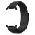 Samsung Galaxy Watch Ultra (47mm) SM-L705, textíl pótszíj, nylon, tépőzáras, állítható, légáteresztő, fekete