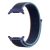 Samsung Galaxy Watch Ultra (47mm) SM-L705, textíl pótszíj, nylon, tépőzáras, állítható, légáteresztő, sötétkék