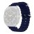 Samsung Galaxy Watch Ultra (47mm) SM-L705, szilikon pótszíj, állítható, hullámos kialakítás, sötétkék