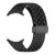 Samsung Galaxy Watch Ultra (47mm) SM-L705, szilikon pótszíj, lyukacsos, légáteresztő, fekete