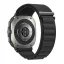 Samsung Galaxy Watch Ultra (47mm) SM-L705, textíl pótszíj, állítható, fekete
