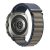 Samsung Galaxy Watch Ultra (47mm) SM-L705, textíl pótszíj, állítható, sötétkék