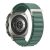 Samsung Galaxy Watch Ultra (47mm) SM-L705, textíl pótszíj, állítható, világoszöld