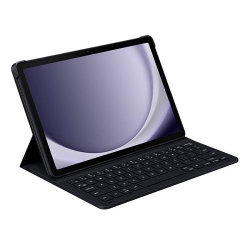 Samsung Galaxy Tab A9 Plus (11.0) SM-X210 / X215 / X216B, Bluetooth billentyűzetes mappa tok, ultravékony, stand, Samsung Book Cover Slim, fekete, gyári