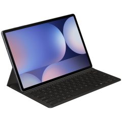   Samsung Galaxy Tab S9 Plus 12.4 / Tab S10 Plus 12.4 SM-X810 / X816B / X820 / X826B, Bluetooth billentyűzetes mappa tok, ultravékony, stand, érintőceruza tartó, Samsung Book Cover Slim Keyboard AI, fekete, gyári