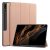 Samsung Galaxy Tab S9 Ultra 14.6 / Tab S10 Ultra 14.6 SM-X910 / X916B / X920 / X926B, mappa tok, Trifold, érintőceruza tartó, vörösarany