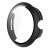 Google Pixel Watch 3 (41 mm), Műanyag védőkeret, kijelzővédő üveggel, közepesen ütésálló, szíj nélkül, fekete