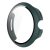 Google Pixel Watch 3 (41 mm), Műanyag védőkeret, kijelzővédő üveggel, közepesen ütésálló, szíj nélkül, sötétzöld