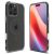 Apple iPhone 16 Pro Max, Műanyag hátlap védőtok + szilikon keret, Magsafe töltővel kompatibilis, érintő funkciós gombfedéllel, Spigen Ultra Hybrid "T" Mag, átlátszó/szürke