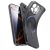 Apple iPhone 16 Pro Max, Szilikon tok, ultravékony, közepesen ütésálló, légpárnás sarok, Magsafe kompatibilis, ESR Project Zero HaloLock, áttetsző/fekete