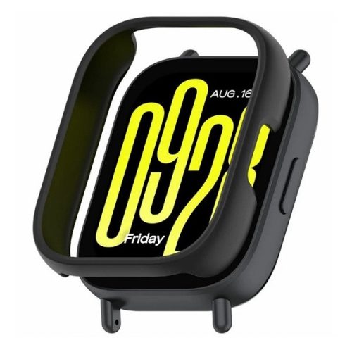 Xiaomi Redmi Watch 5 Lite, Műanyag védőkeret, közepesen ütésálló, szíj nélkül, fekete