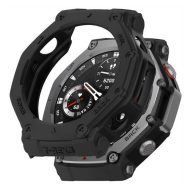   Amazfit T-Rex 3, Szilikon védőkeret, közepesen ütésálló, szíj nélkül, fekete